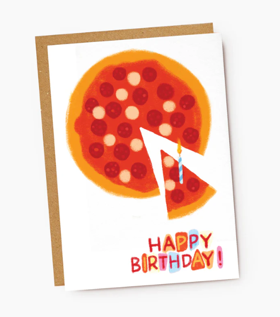 Carte Pizza - Happy Birthday - Jade Fisher