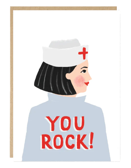 Carte infirmière - You Rock ! - Jade Fisher