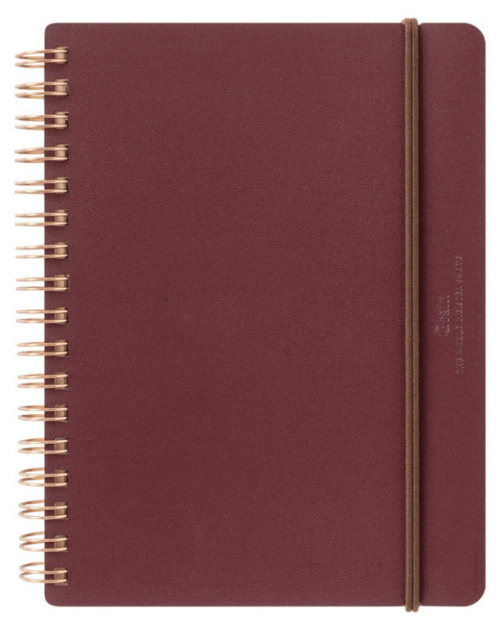 Carnet Grain B6 cuir recyclé - Midori