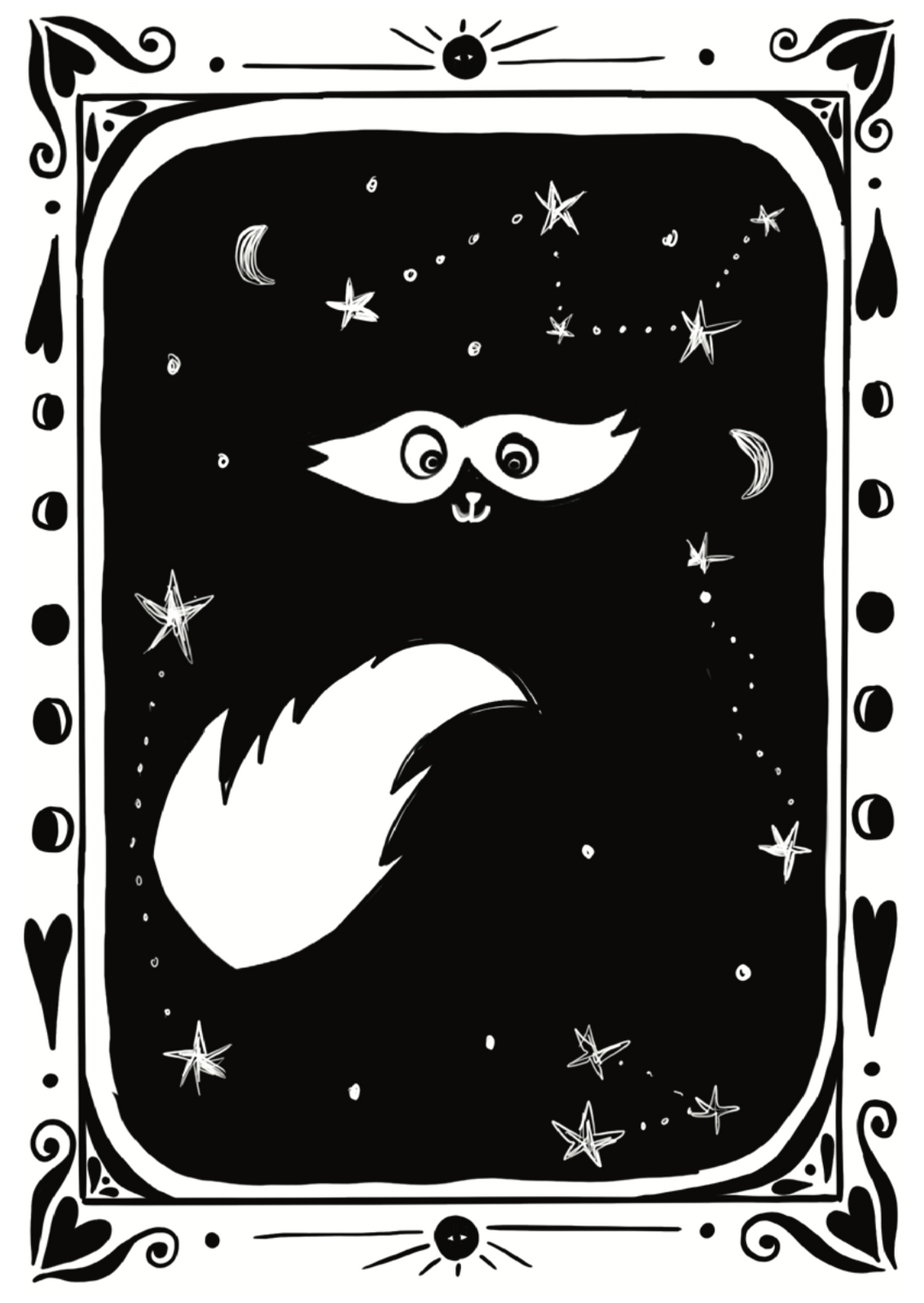 Carte postale  -  Chat Oracle - Les imprimeuses