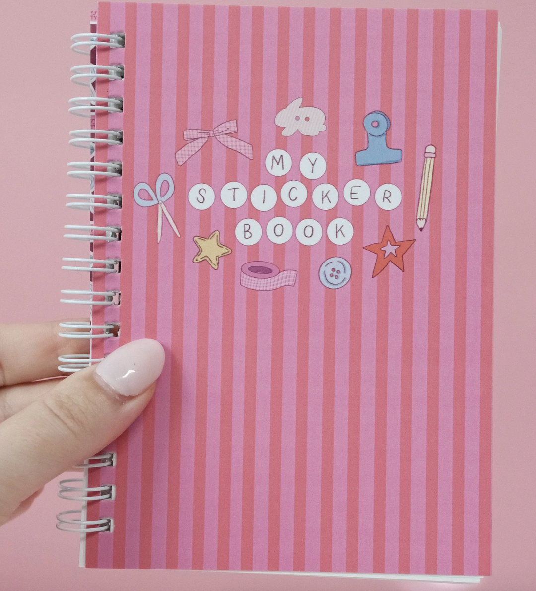 My Sticker Book – Carnet de Rangement à Stickers A6 | 50 Pages Repositionnables