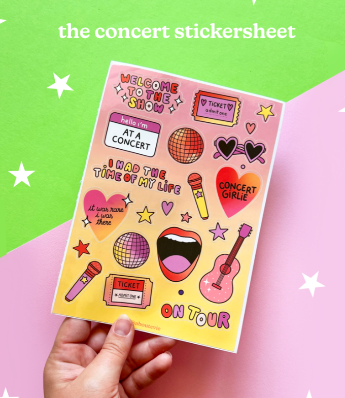 Planche de stickers - about eve