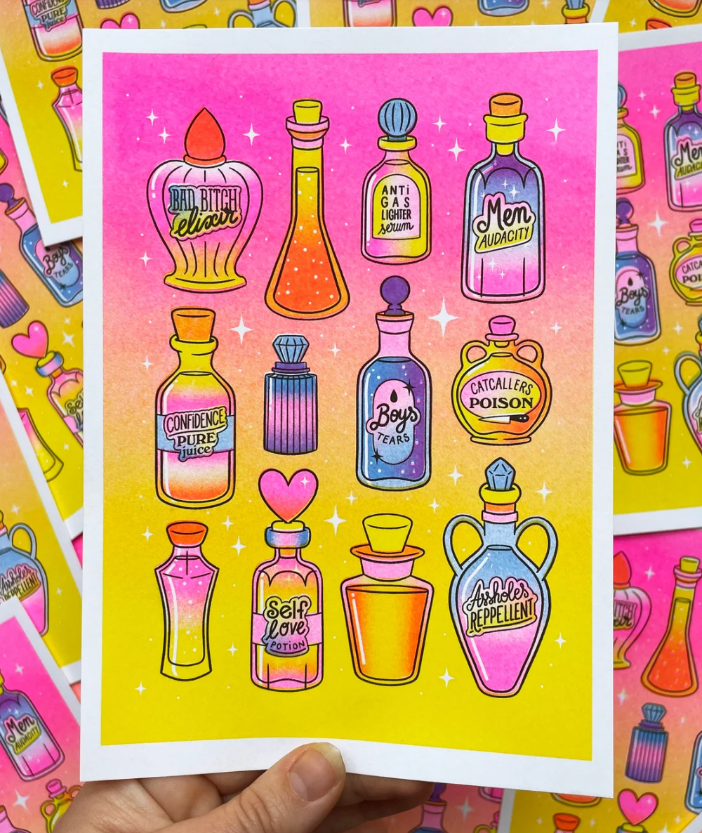 Affiche potion - About Evie
