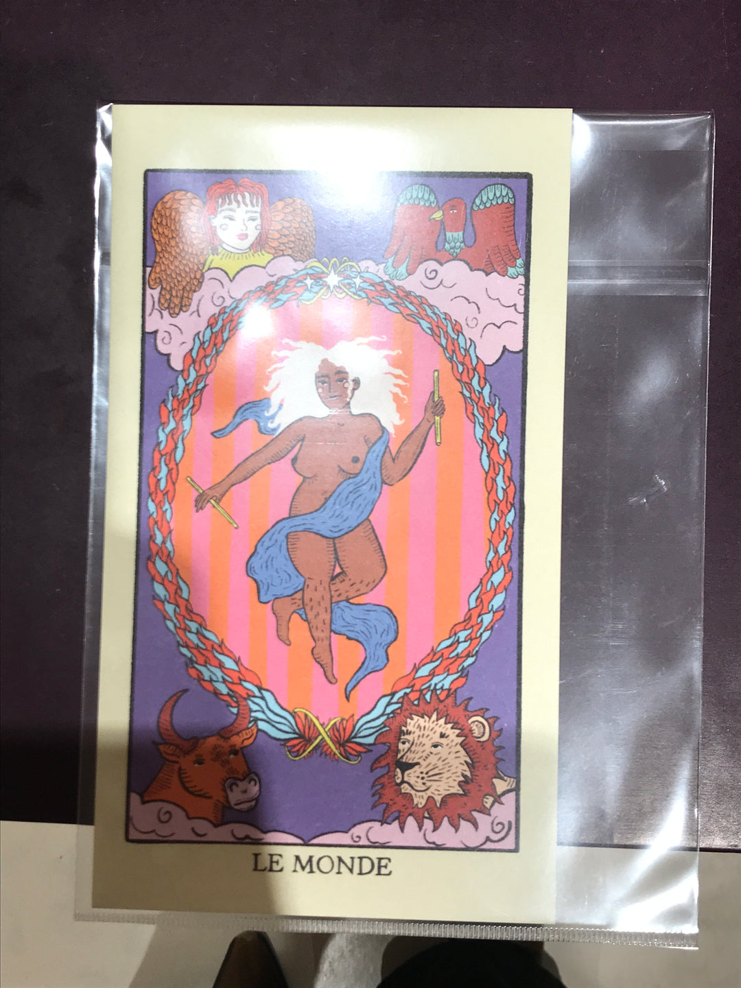 Affiche Tarot de Marseille 21*12- Pauline Féménia