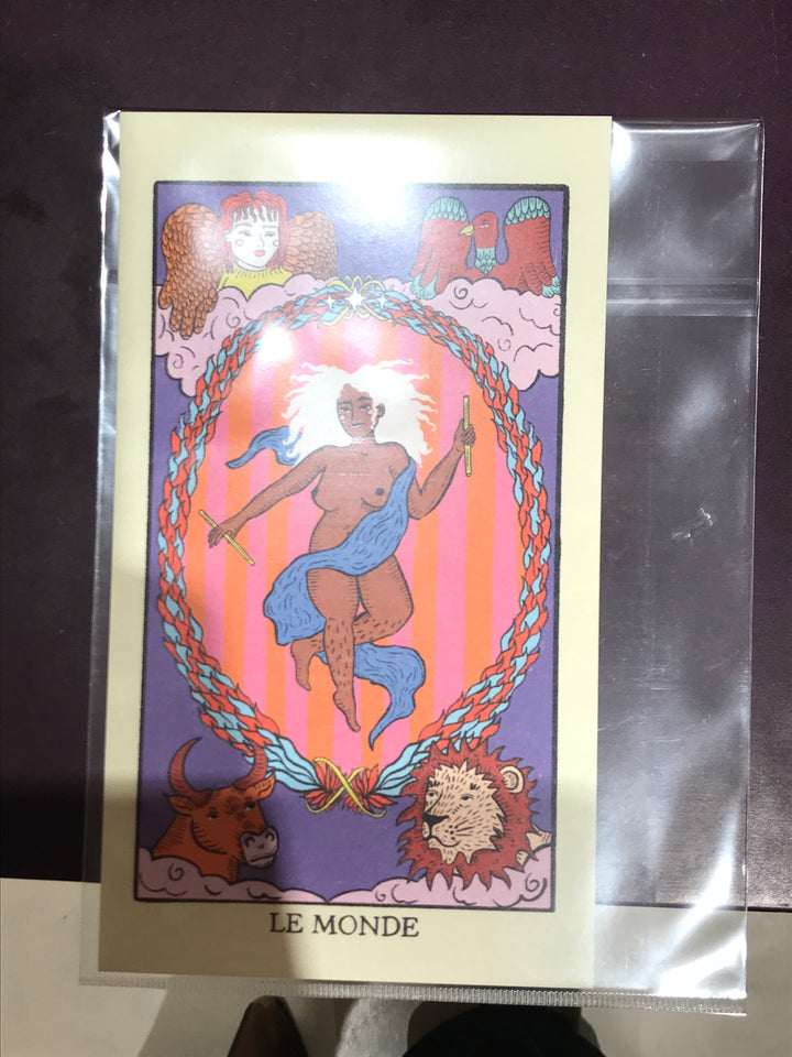 Affiche Tarot de Marseille 21*12- Pauline Féménia