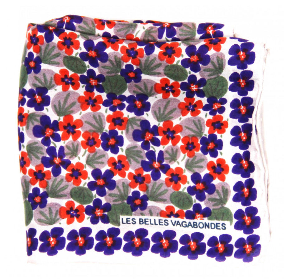 Mini foulard – 50 × 50 cm – Les Belles Vagabondes