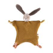 Doudou lapin ocre - Trois petits lapins - Moulin Roty