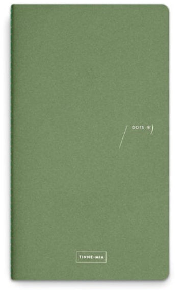 Recharge Carnet Pointillés Émeraude - Cahier 64 Pages Papier Japonais - Tinne+Mia