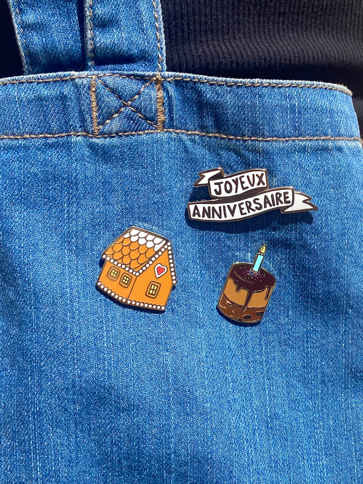 Pin's - Home Sweet Home - Maison pain d'épices