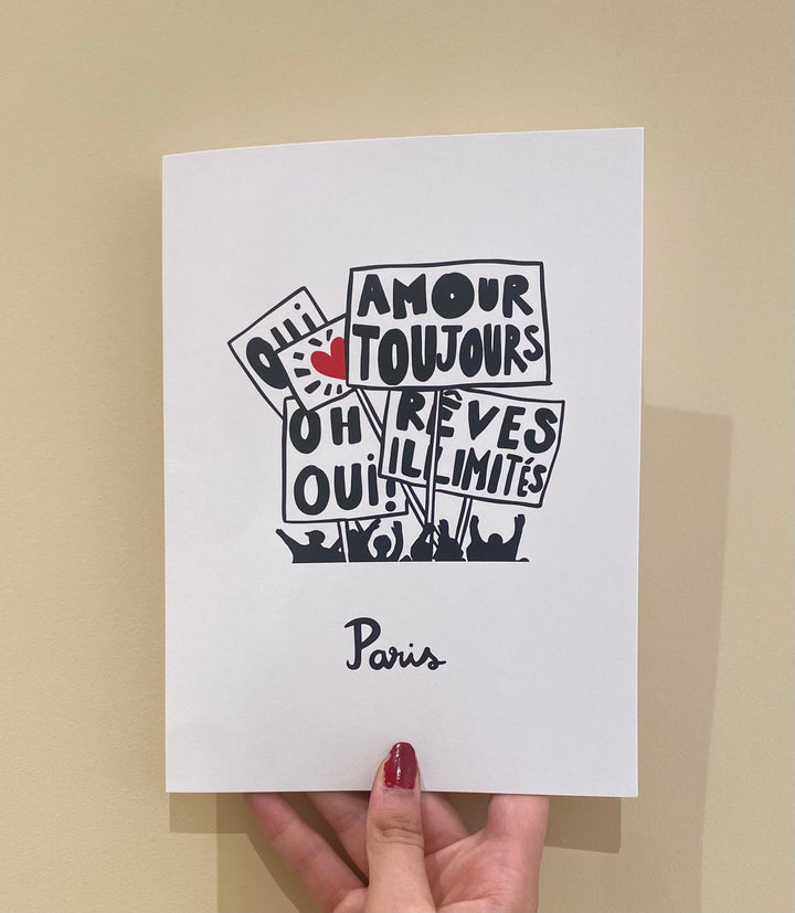 Grande carte postale  - Les Imprimeuses