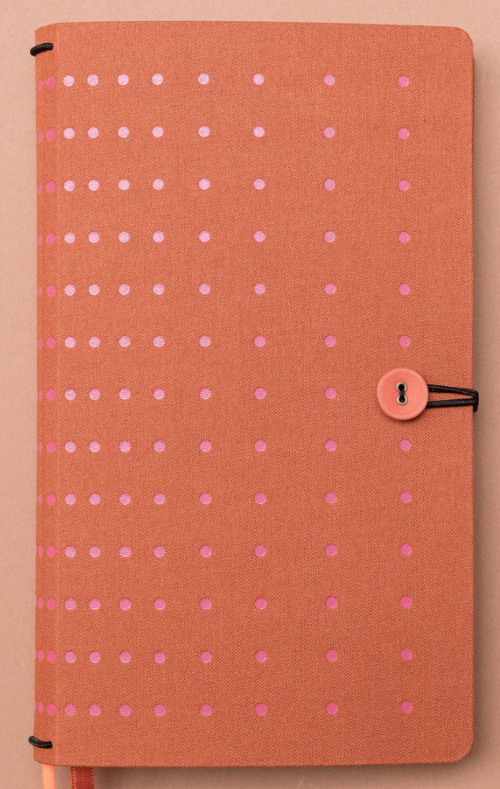 Carnet Lin à Bouton 12x21cm Faisan - 3 Cahiers Détachables Papier Japonais - Tinne+Mia