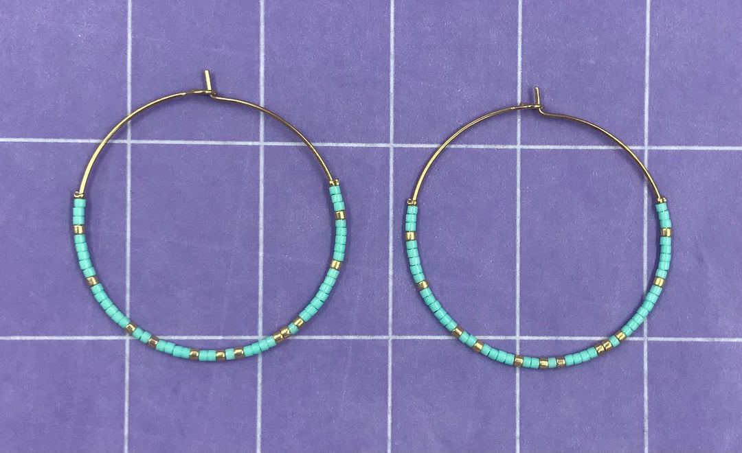 Boucles d’oreille créoles - Acier inoxydable - bijoux - Les Cléias