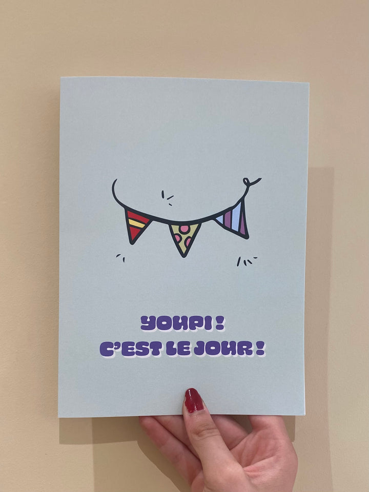 Grande carte postale  - Les Imprimeuses