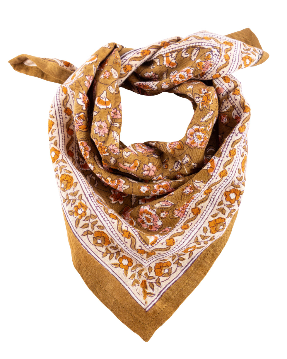 Petit foulard Bindi Atelier - Edel Khaki
