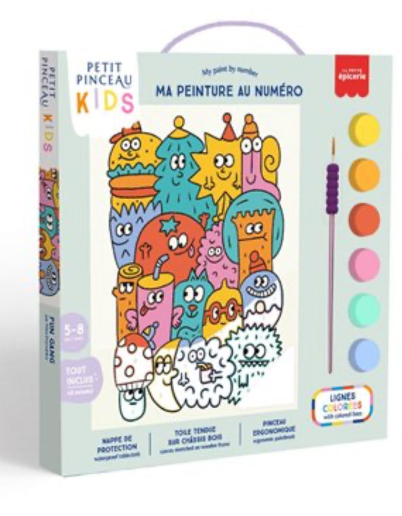 Peinture au numéro kids  - La Petite Epicerie