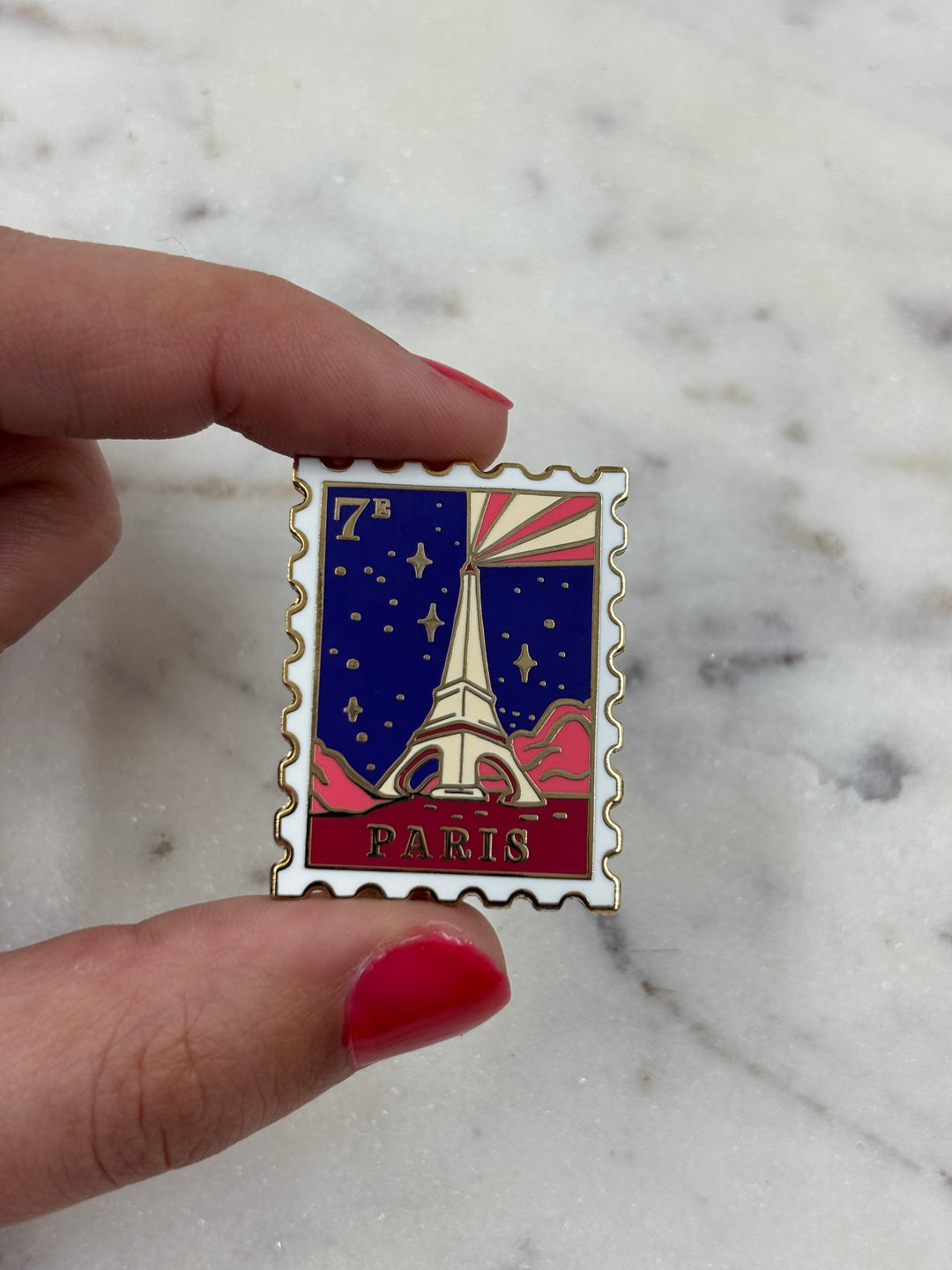 Pin's - PARIS 7e, Tour Eiffel - timbre