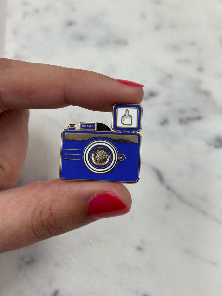 Pin's - Appareil Photo - Papa - Spécial fête des pères