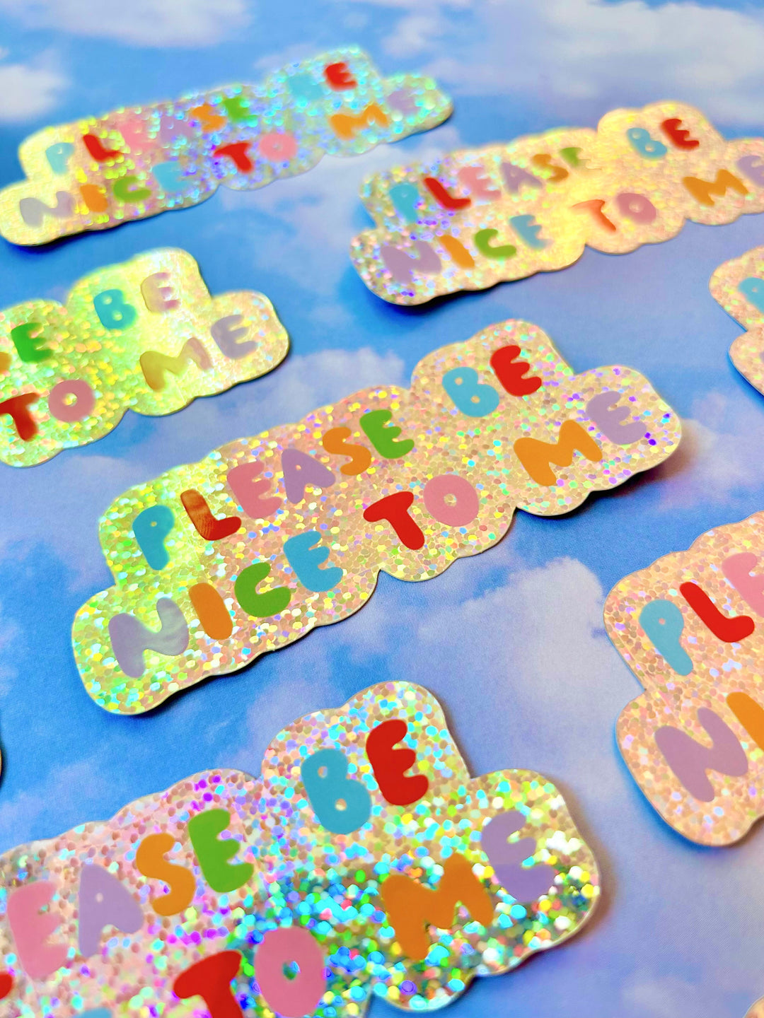 Sticker Please Be Nice To Me - The Peach Fuzz