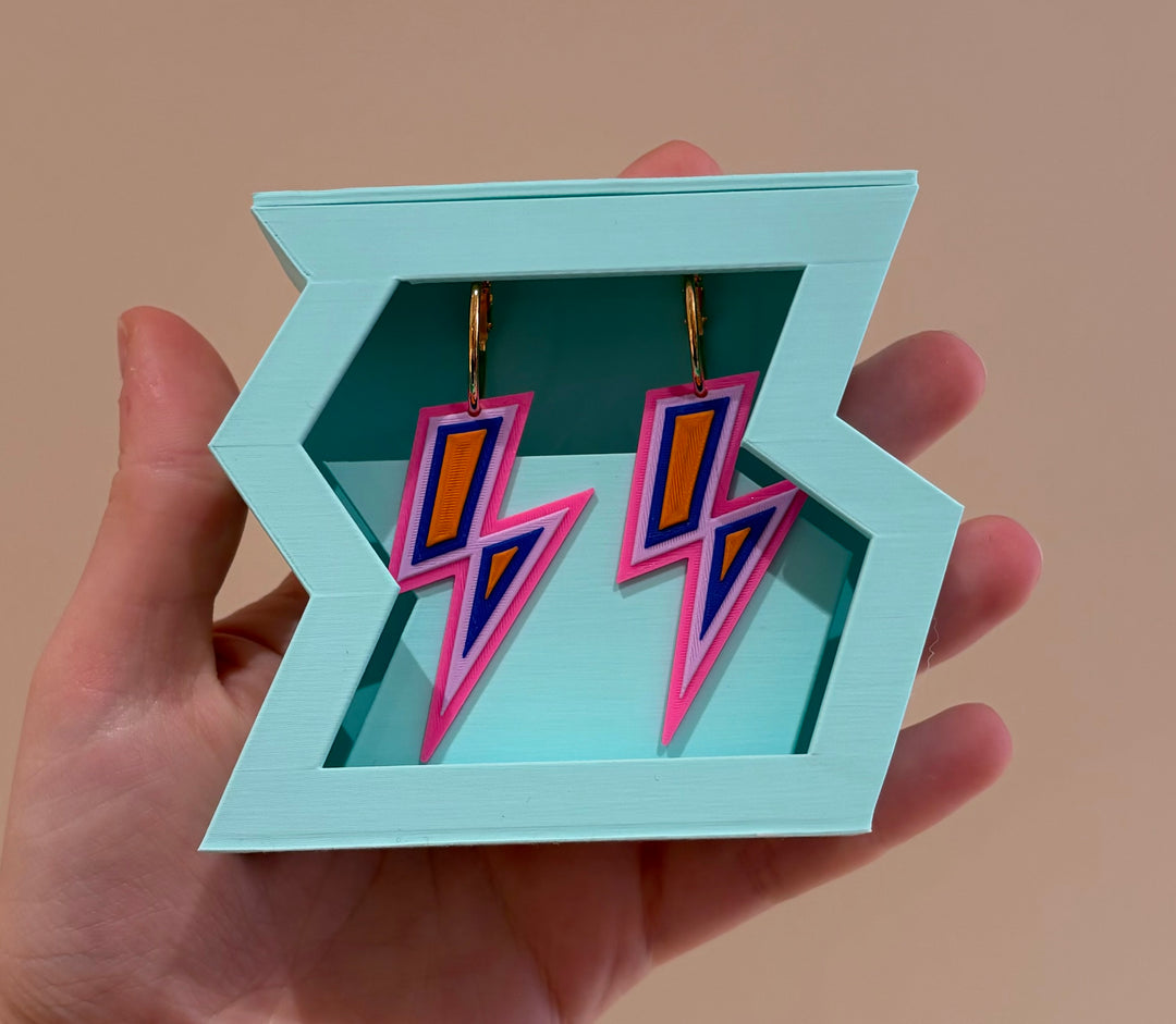 Boucle d'oreille FLASH - Pink Stories