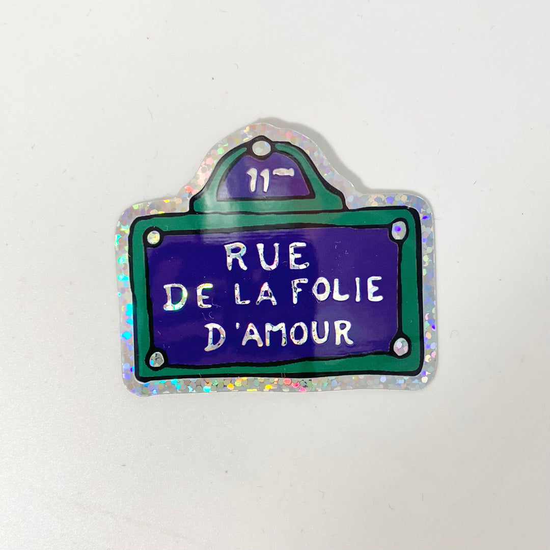 Sticker Rue de la folie d&