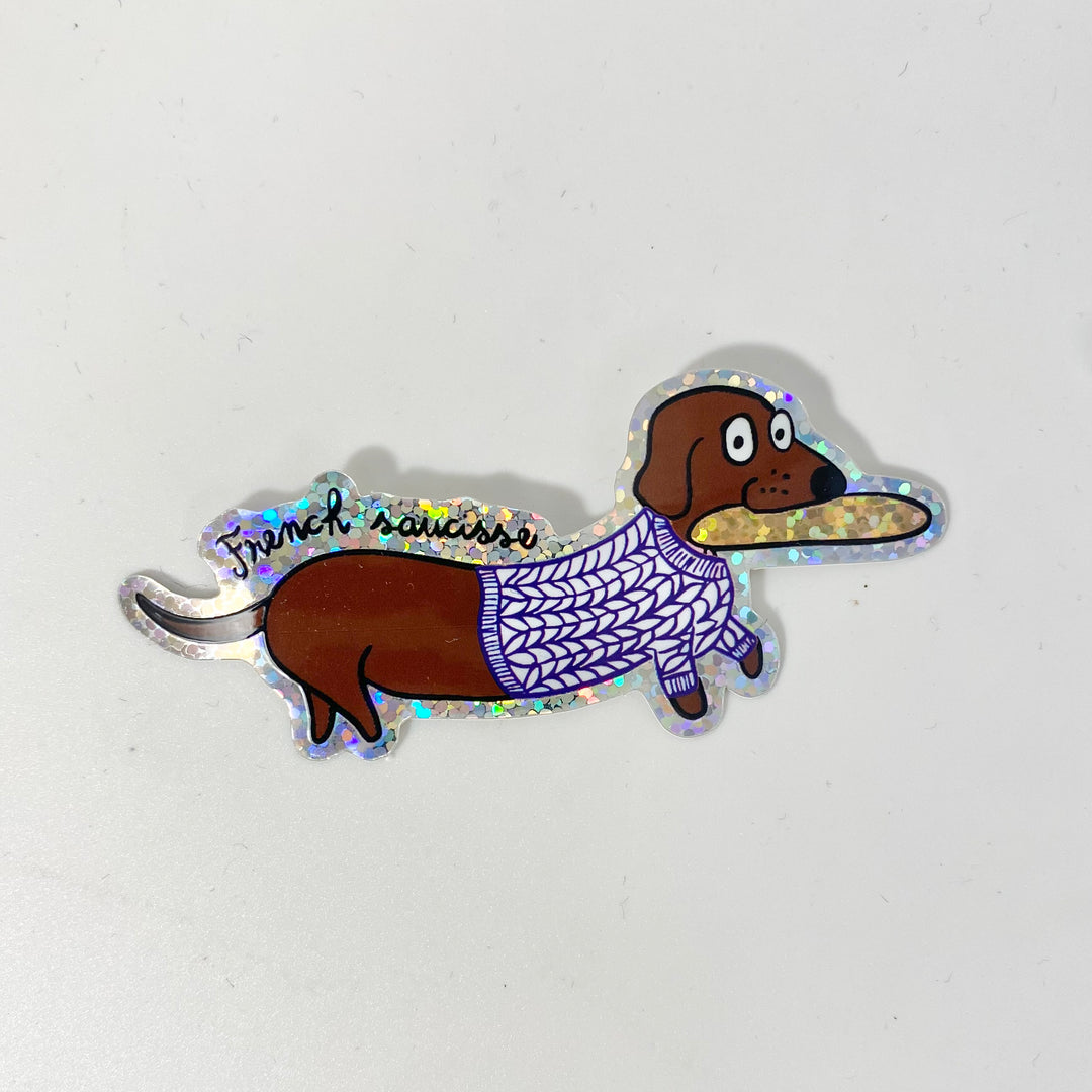 Sticker French saucisse - Les Imprimeuses