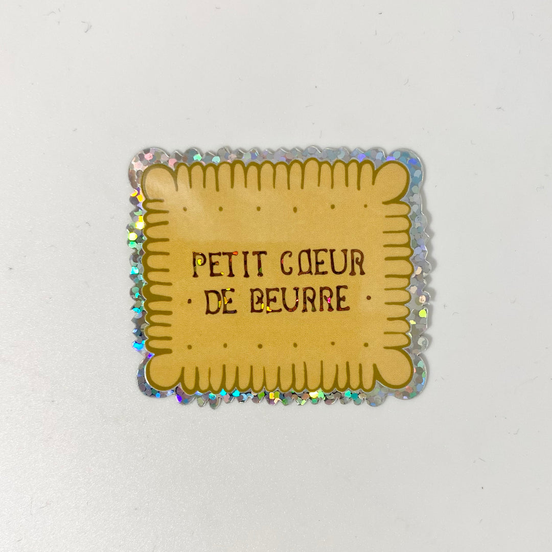 Sticker Petit cœur de beurre - Les Imprimeuses