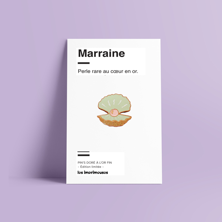 Pin’s Perle Rare - Marraine