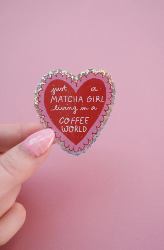 Sticker "Just a Matcha Girl"