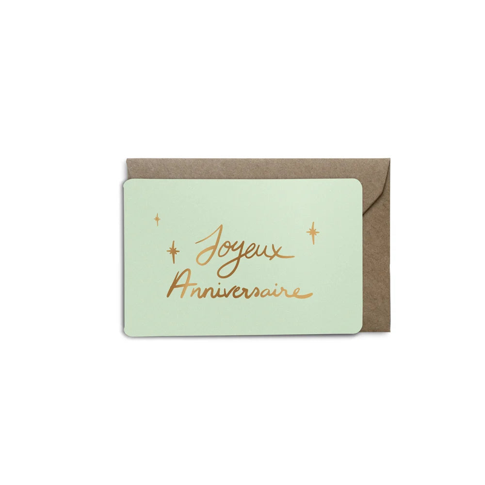 Mini carte de vœux - Éditions du Paon