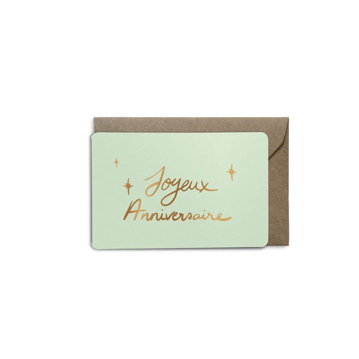 Mini carte de vœux - Éditions du Paon