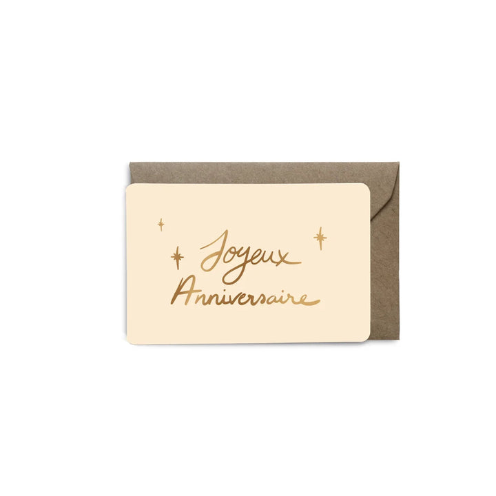 Mini carte de vœux - Éditions du Paon