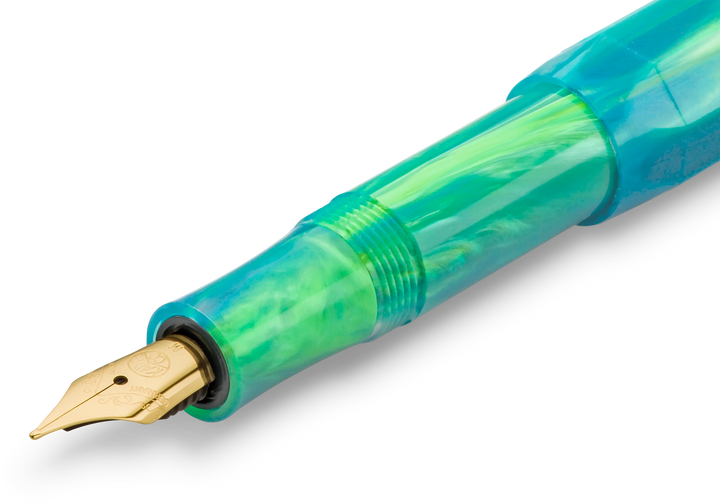 Détail plume Kaweco Marble Ocean