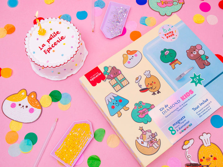 Party Pack Petit Diamond Kids - atelier 8 magnets