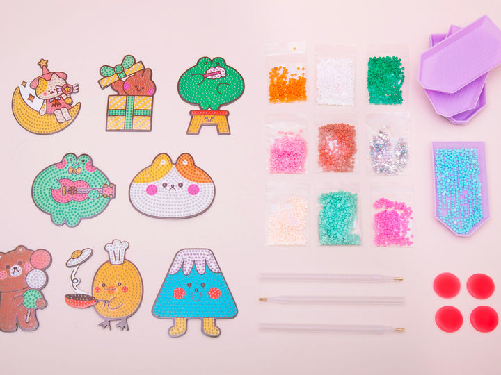 Party Pack Petit Diamond Kids - atelier 8 magnets