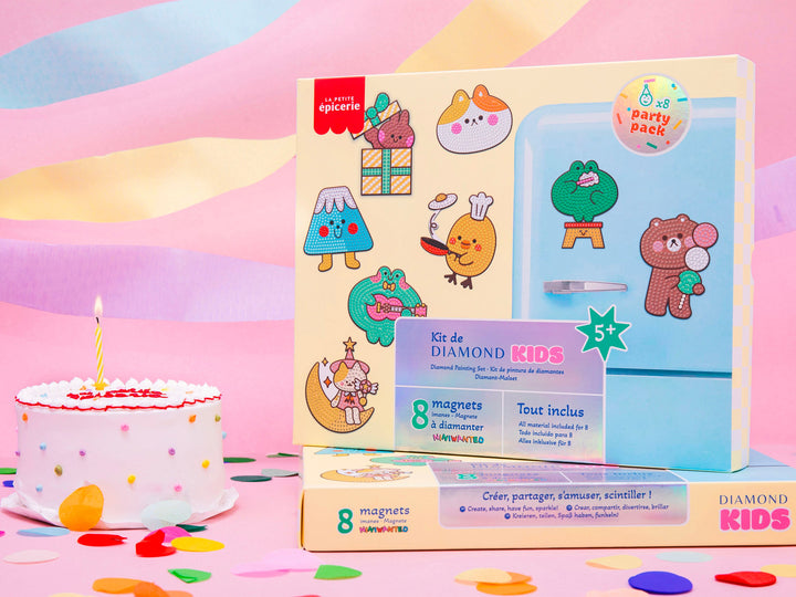 Party Pack Petit Diamond Kids - atelier 8 magnets