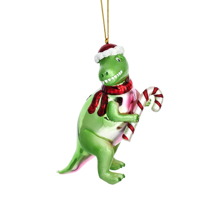 Boule de Noël T-Rex au sucre d&