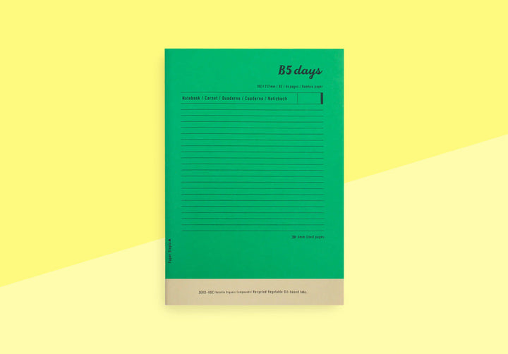 Carnet B5 MARK'STYLE Days 5 - papier bambou