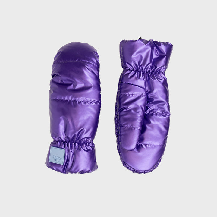 Moufles métalliques Violet