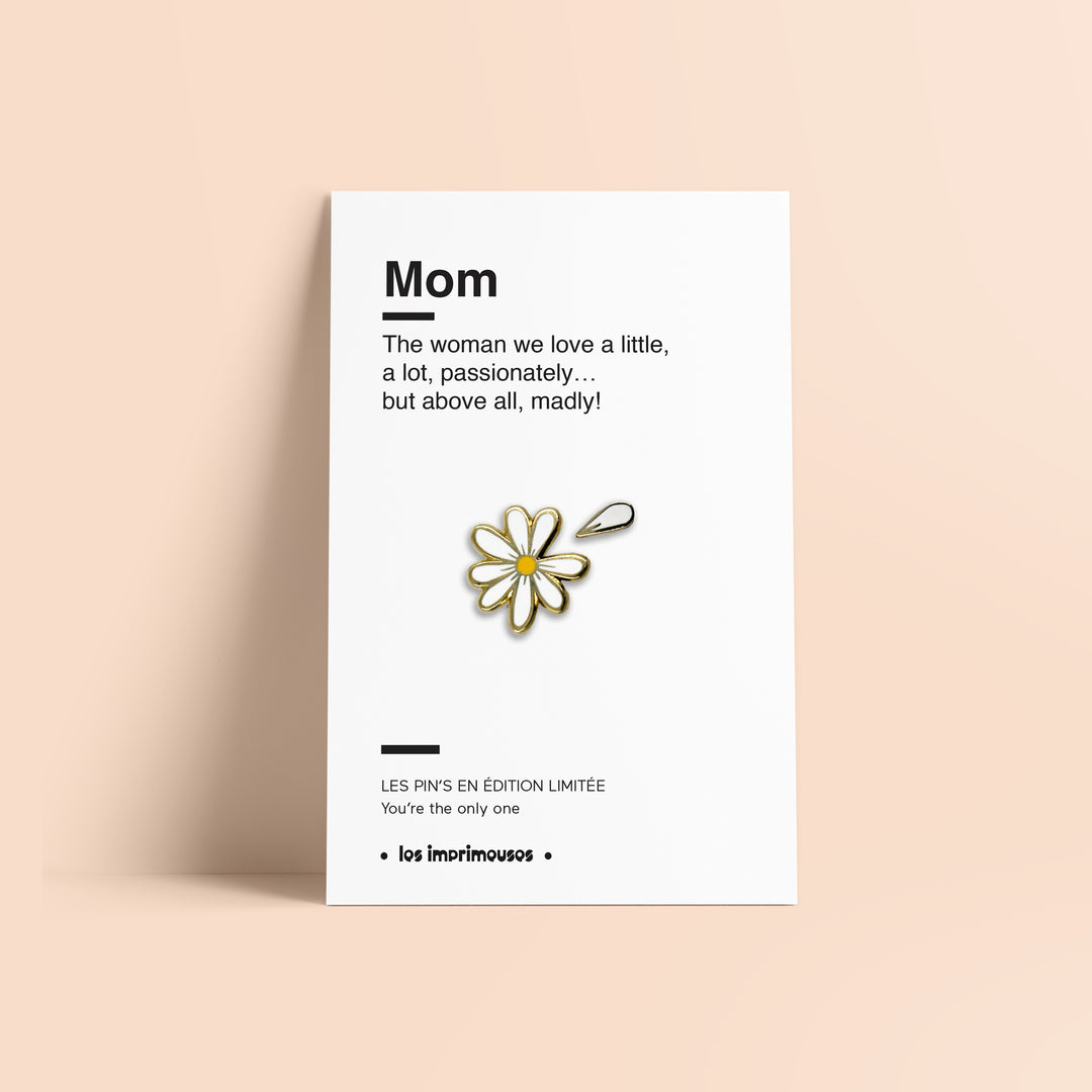 Pin's Marguerite - Maman (Fête des Mères)