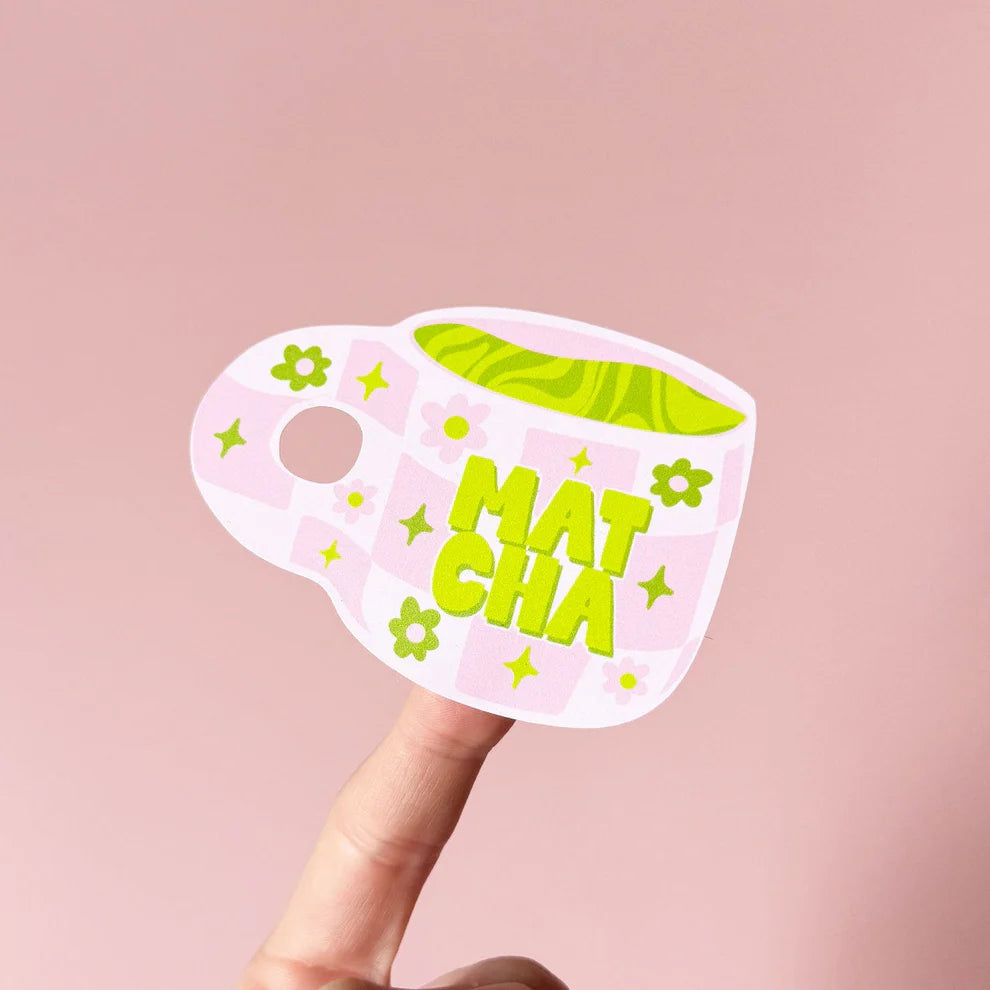 Sticker Matcha mug — Printed Weird