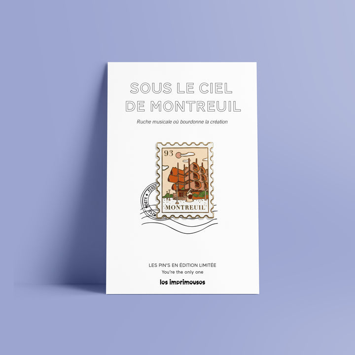 Pin's Timbre - Sous le soleil de Montreuil