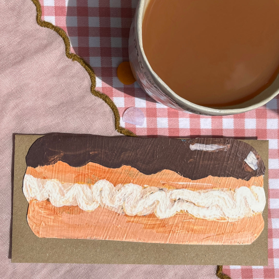 Carte Éclair au chocolat - Laura Skilbeck