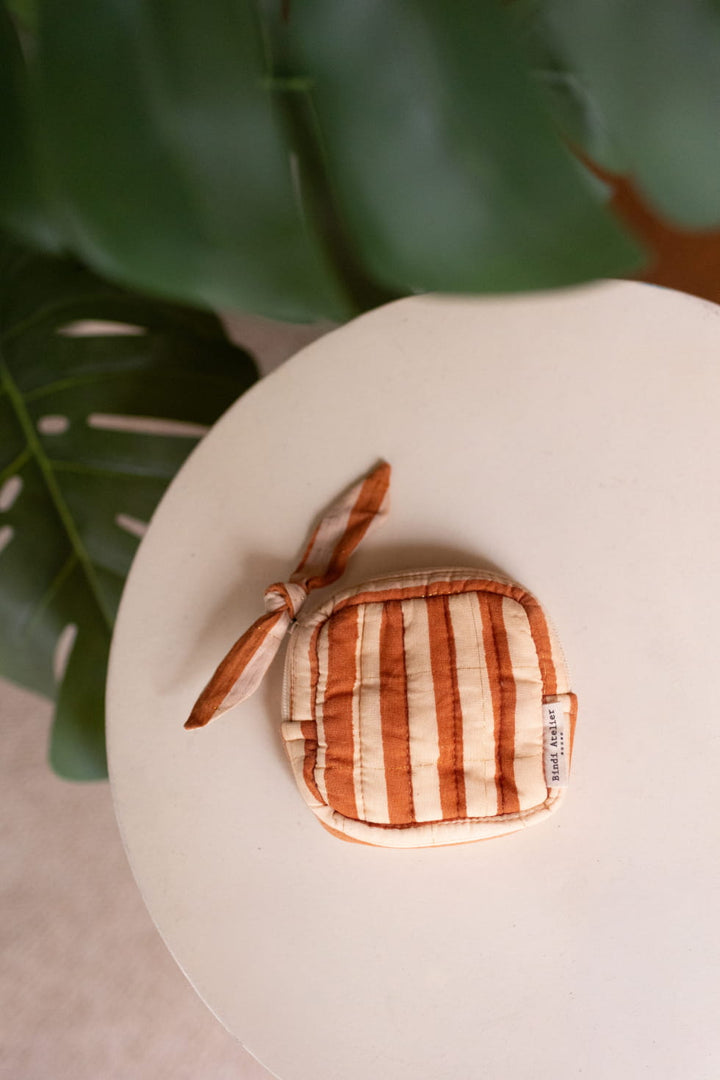 Étui à bijoux Bindi Atelier - Stripes Cream