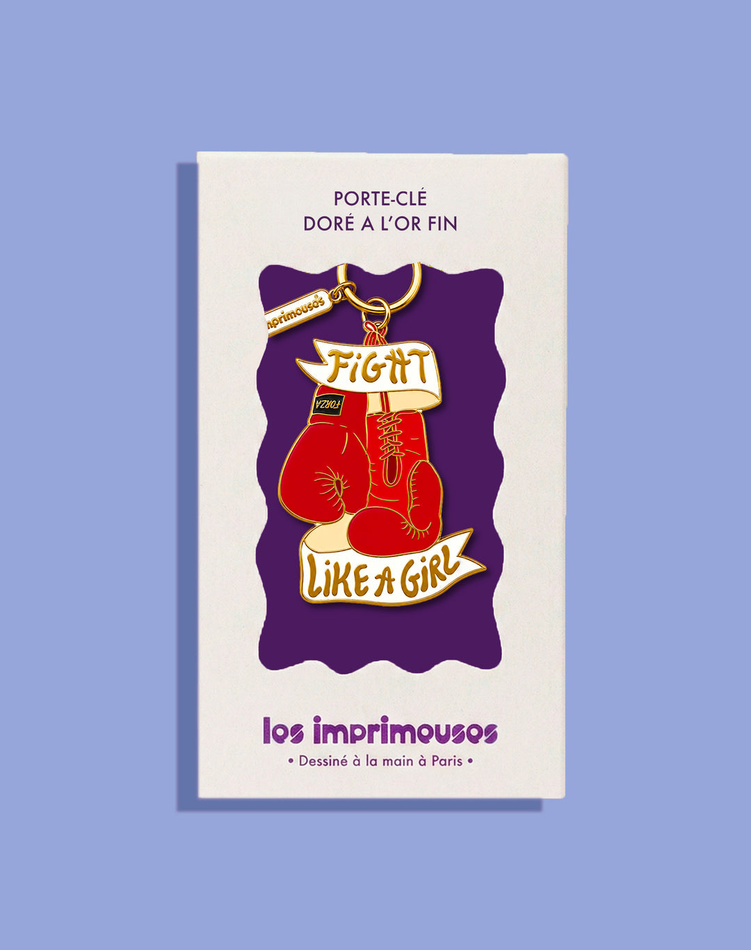 Porte-clé Fight Like a Girl - Les imprimeuses