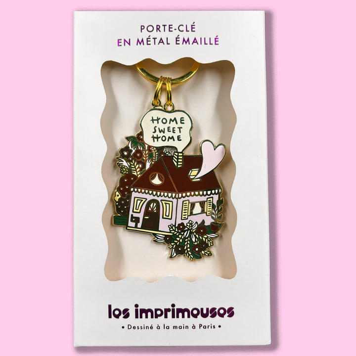 Porte-clé Maison - Home sweet Home - Les imprimeuses