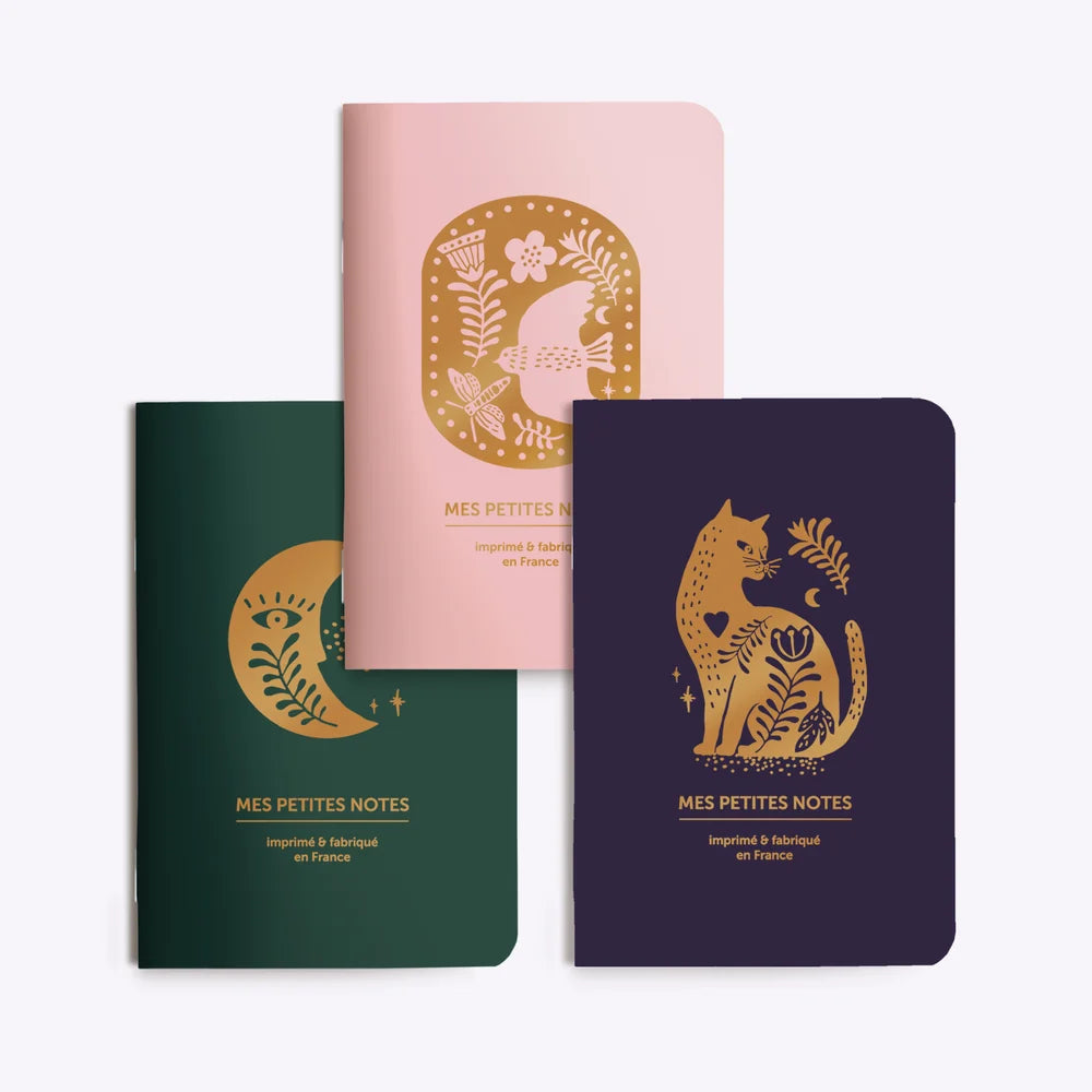 Trio de Petits Carnets - Les Éditions du Paon