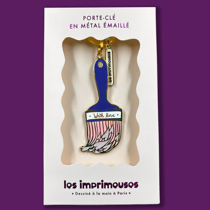 Porte-clé Pinceau - Les imprimeuses