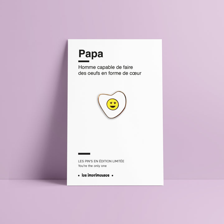 Pin's Egg Love - Papa - Spécial Fête des Pères