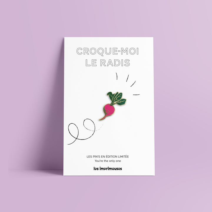 Pin’s Radis - Croque-moi le radis