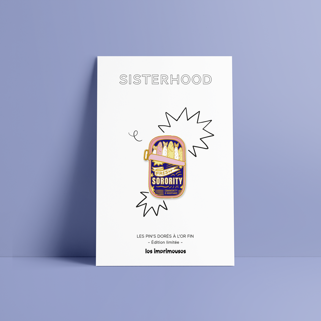 Pin's Sisterhood - Sardines en boite